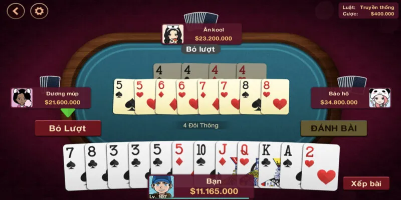 Tải tiến lên miền Nam đổi thưởng cực hấp dẫn